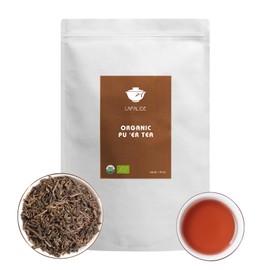 LAPALIDE 1.76Oz Puerh Tea Loose Leaf, USDA Organic Pu erh Tea, Yunnan Puerh Tea loose leaf Mellow and Rich, Pu'er Ancient Tree Tea Leaves Using Dry Storage