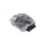 Barnwell Deep Pile Lambs Wool Grey Wash Mitt with Bug