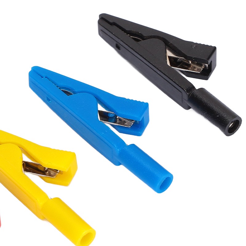 Electrical Wire Test Clips Clamps 30V‑60V Maximum10A 6mm/0.24in Open for
