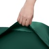Homiest Satin Body Pillow Cover, Blackish Green, 20 x 54