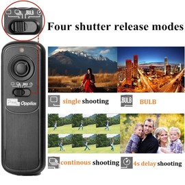 Pixel RW-221/S1 Wireless Remote Release Remote Controller Remote Switch for Sony a100 a200 a300 a350 a400 a450 a500 a550 a560 a580 a700 a850 a900 a37 a55 a57 a65 a67 a77 a99 a77II a99II Replacement