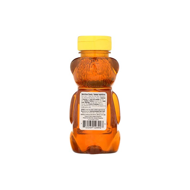 Gefen US Grade A Honey Bears, 12oz (2 Pack) 100%