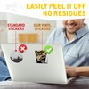 2 x Square 7.5cm Vinyl Stickers - Boa Constrictor Snake