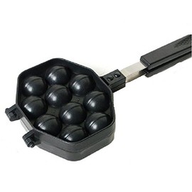 NEW Kitchen Taiyaki Walnut Waffle Pan Maker Cast Home Cooking