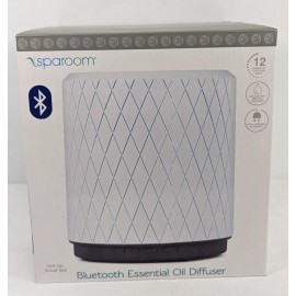 SpaRoom Athena Bluetooth Essential Oil Diffuser Ultrasonic Lg Room, LED Lights