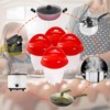 JJYHEHOT 6 Pcs Egg Cooker, Silicone Non-stick Egg Boiler, No