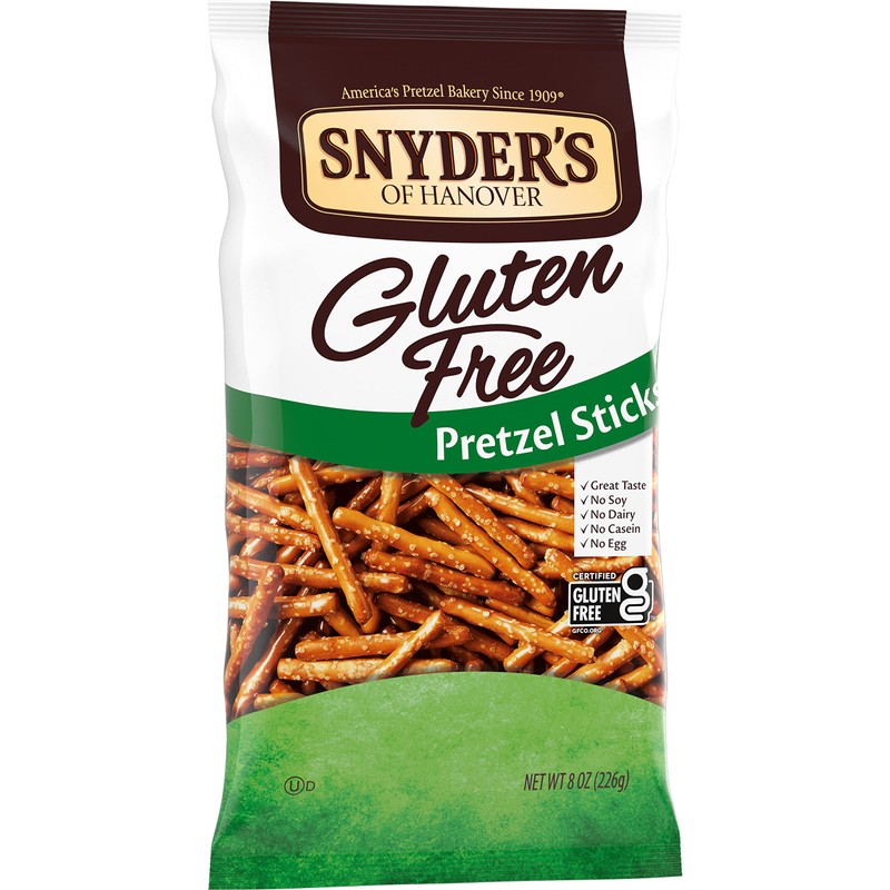 Snyder's of Hanover Pretzels, Gluten Free Pretzel Sticks, 8 Oz