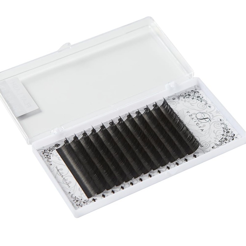FELICIA Flat Lash Matte Eyelash Extensions Ultra Soft Single Matsueku