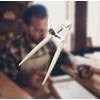 Molyorch Drawing Compass 200mm Carpenter Compass Wing Divider for Woodworking