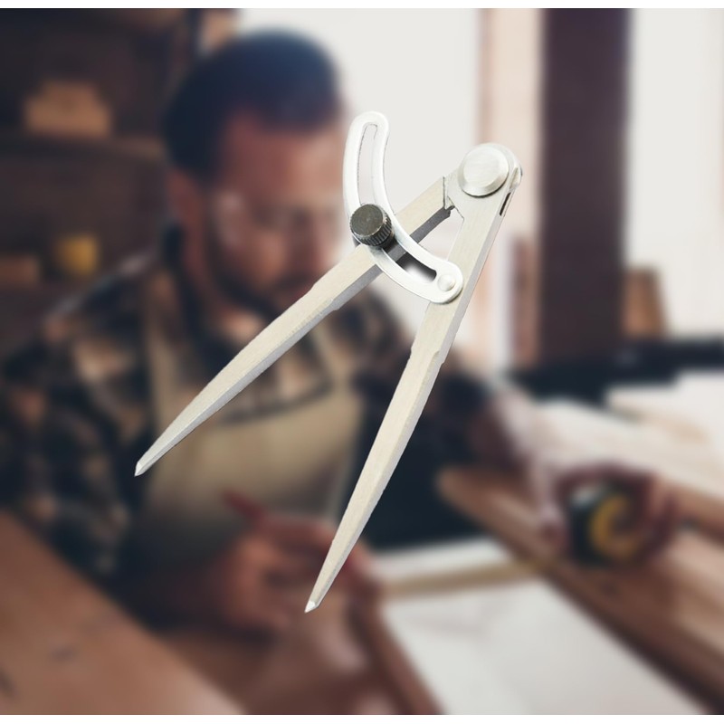 Molyorch Drawing Compass 200mm Carpenter Compass Wing Divider for Woodworking