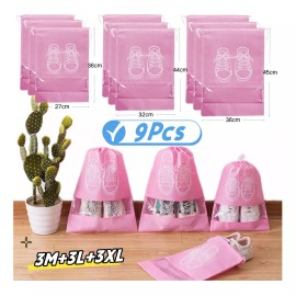 Dolores 9pcs Bolsas Organizadoras Para Zapatos De Viaje Impermeable