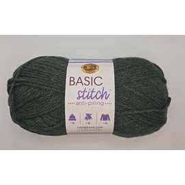 Lion Brand Basic Stitch Anti Pilling Yarn Pine Heather 100% Acrylic #4 Medium