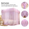 Luxury Princess Four Corner Post Bed Curtain Canopy Netting Mosquito