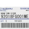 Subaru OEM 2008-2023 Subaru Sun Visor Hook Clip Crosstrek Impreza