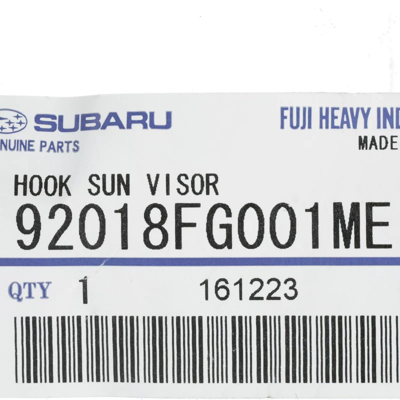 Subaru OEM 2008-2023 Subaru Sun Visor Hook Clip Crosstrek Impreza