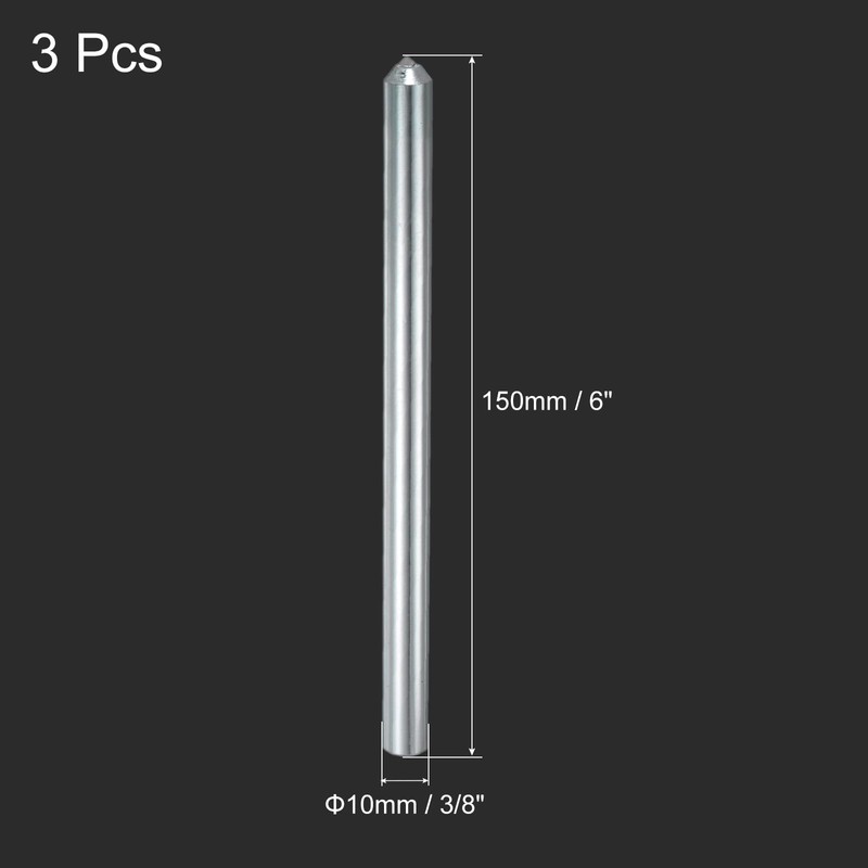 sourcing map 3pcs Diamond Dressers Single Tapered Point Grinding Wheel