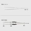 ANEX Stainless Steel Tweezers with Rubber Grip, 4.7 inches (120