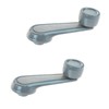 Window Crank Handle Set Gray Compatible with 73-04 Toyota