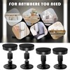 RAIHOMKIT 4 Pack Headboard Stoppers,Adjustable Threaded Bed Frame Anti-Shake Tool,Bed