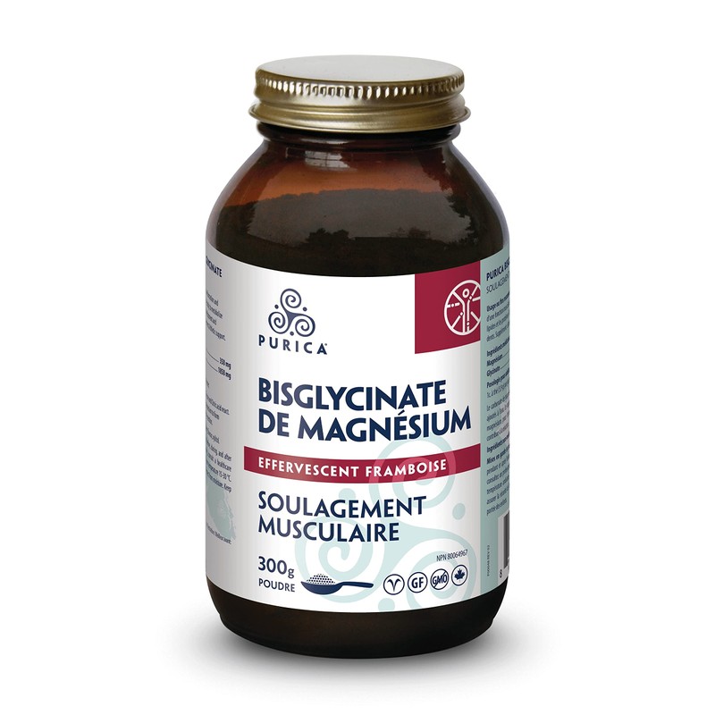 PURICA - Magnesium Bisglycinate - Raspberry - 300 g