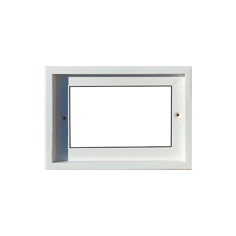 15cm x 4.8cm Hand-painted Italian Red Rose Ceramic House Numbers