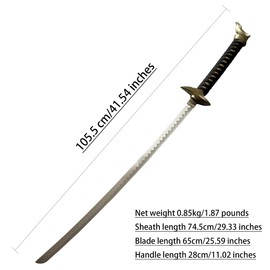 ShangYaSM The Unforgeotten Yone Sword, Yongen Wind Sword, and Metal Carbon Steel from The Game LOL, Cosplay， Collect and give Gifts