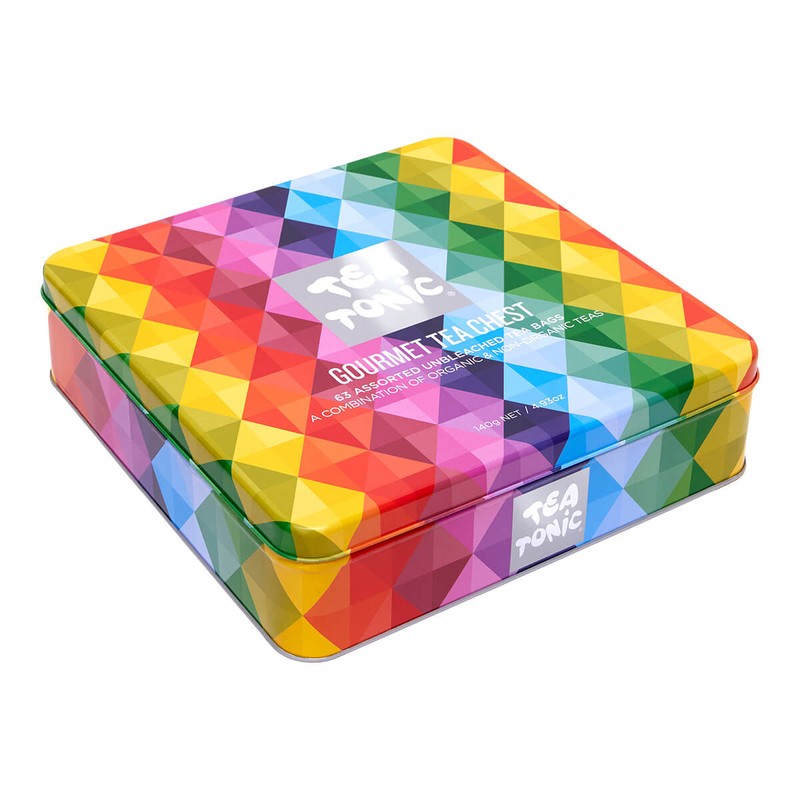 Tea Tonic Mini Gourmet Tea Chest, 33 Tea Bags
