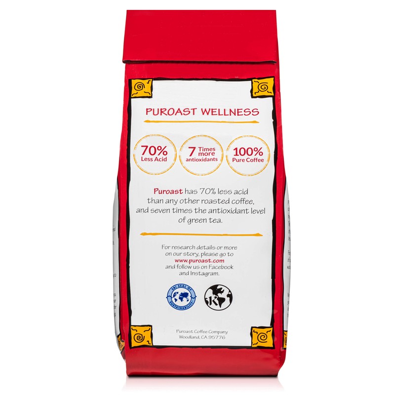 Puroast Low Acid Coffee Whole Bean | Bourbon Pecan Torte
