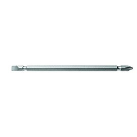 Century Drill & Tool 70283 Premium S2 Double Ended #3 Phillips and #10-12 Slotted Screwdriving Bit
