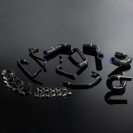 G-PLUS Silicone Radiator Coolant Hose Compatible with 1994-1997 Mazda Miata MX5 1.8L Black