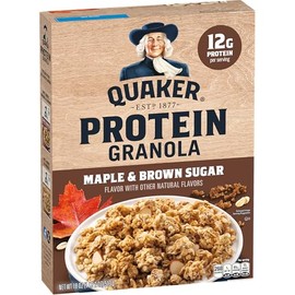 Quaker Protein Granola, Maple and Brown Sugar, 18oz