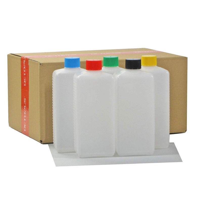 Octopus 5 x 500 ml Plastic Bottles, HDPE Plastic Bottles