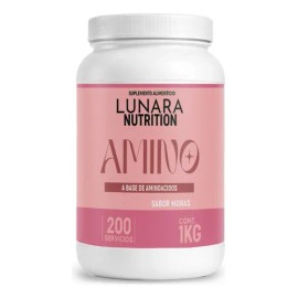 Aminoacidos Lunara Nutrition De 1kg En 200 Servis En Polvo                                                                                            