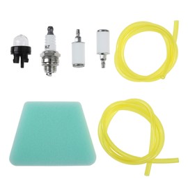 Hicello Fuel Air filter Kit for Mcculloch Chainsaw|Air Filter&Gas Fuel Line&Primer Bulb&Spark Plug Fit MAC 3212 3214 3210 3216 MS1432 MS1635NAV|Fit Mcculloch 2000 3200 3500 3516