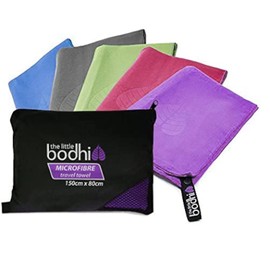The Little Bodhi Microfibre Towel Purple 150cm x 80cm