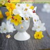 MIKIMIQI 60 Pcs Tiny Resin Bees Ladybugs Decor, Including 30