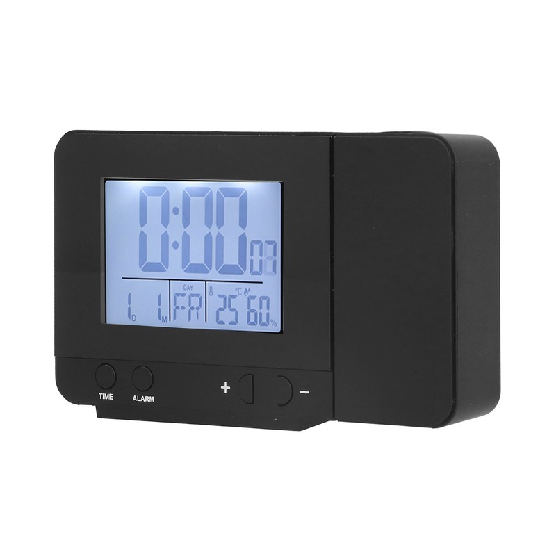 180° Rotation Projection Alarm Clock USB Powered LED Digital Clock