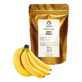 Plátano En Polvo 1 Kg Saborizante Gradan