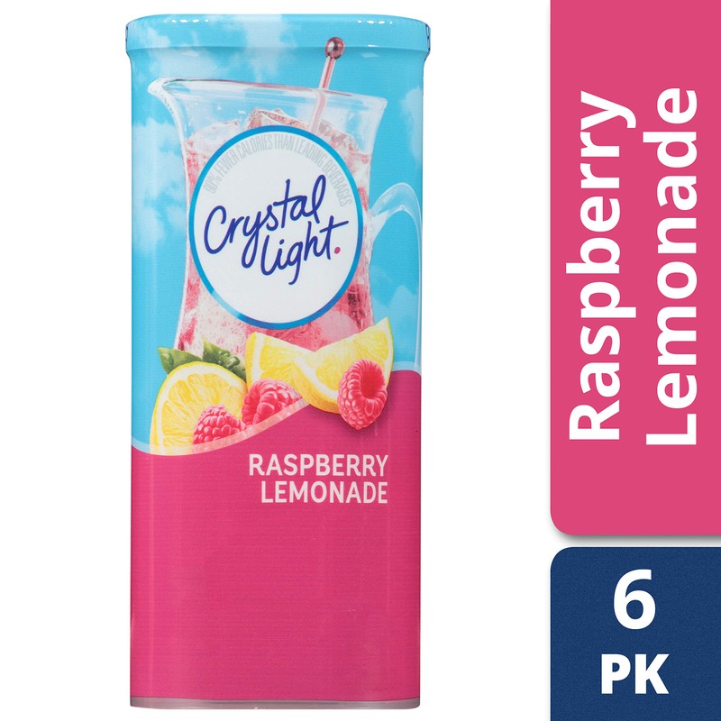 Crystal Light Raspberry Lemonade Drink Mix (6 Pitcher Packets)