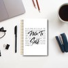Guymn Note to Self Mental Health Notebook, Positive Quote Journal,