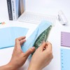 NatSumeBasics 12 A6 Binder Pocket Dividers Blue A6 Cash Envelopes