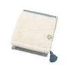 Kusubashi Monori 1-67488-31-B Imabari Towel, BOHO Border Face Towel, Blue,