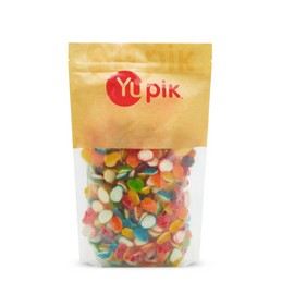 Yupik Mini Rainbow Gummy Frogs, 1 kg, Gluten-Free, Assorted Colors, Fruit Flavors, Chewy Gummies, Fun Treat, Sweet Candy, Delicious Snack, Ideal for Gifting, Holidays & Decorating