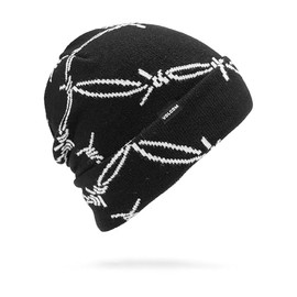 Volcom Men's Stone Funk Roll Over Beanie, Black S5