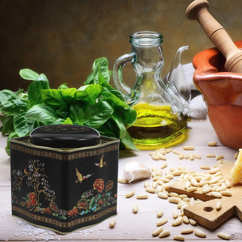 PRETYZOOM Cookie Tin Tinplate Square Cans Tin Containers with Lids