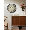 Infinity Instruments 16 inch No Battery Required Built-in Hygrometer Thermometer