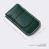 Woodten watch case holds 1 watch case. Thick, soft material