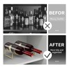 TONLEA Countertop Wine Rack, 2 Bottles Wine Storage, Metal Wine