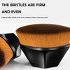 2 Pcs Multifunctional Kabuki Brush - Foundation, Blusher, Powder, Concealer
