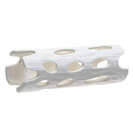 XMHF White Aquarium Decor Shrimp Shelter Tube Breeding Hiding Cave Holes Ornaments for Fish Tank